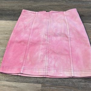 pink tight skirt size 6
